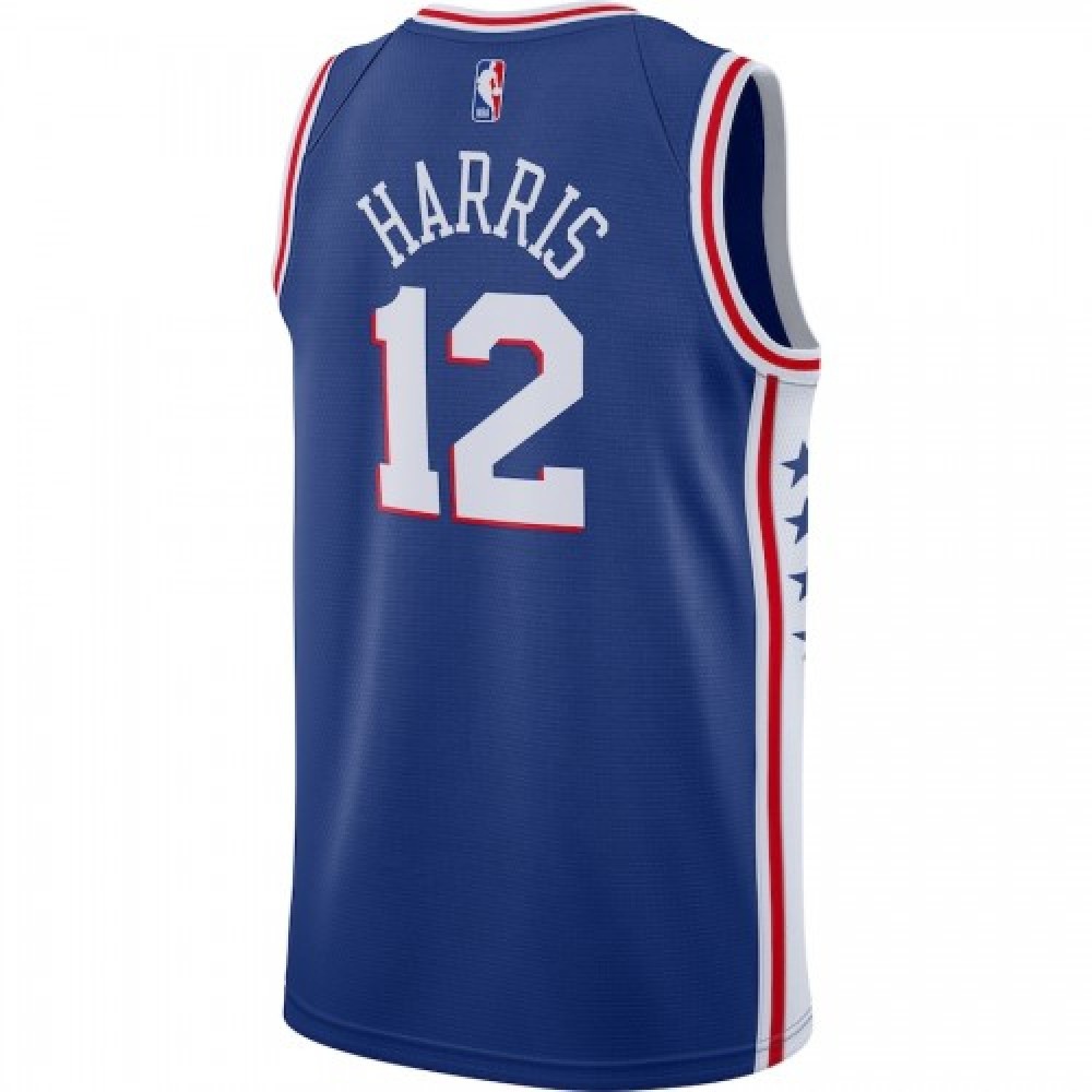 Men's Philadelphia 76ers Tobias Harris #12 Royal 2020/21 Swingman Jersey - Icon Edition-Pro Kit Vault | Brand New 26/27 Sports Jerseys